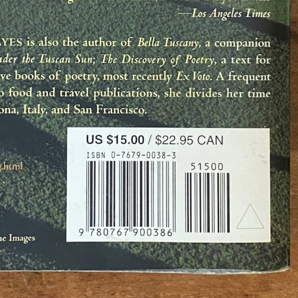 Book, Under the Tuscan Sun by Frances Mayes - Picture 3 of 5